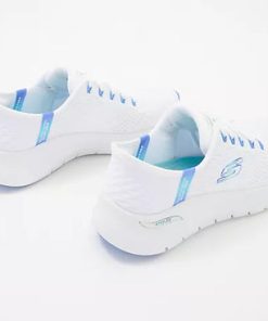 Skechers Slip- -ins Arch Fit Vegan Washable Mesh Sneakers - Easy Chic