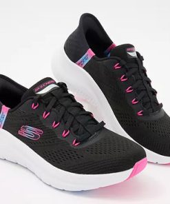 Skechers Slip- -ins Arch Fit Vegan Washable Mesh Sneakers - Easy Chic