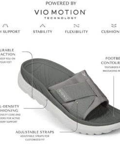 Vionic Adjustable Unisex Recovery Slide Sandals - Rebound