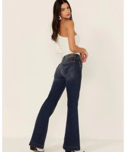 7 For All Mankind Women's Melrose Medium Wash Dojo Trouser Denim Jeans