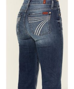 7 For All Mankind Women's Dojo Trouser Flare Jeans