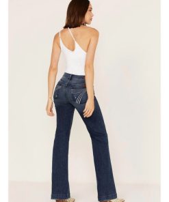 7 For All Mankind Women's Dojo Trouser Flare Jeans