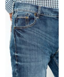 Wrangler Retro Men's Layton Medium Wash Low Rise Slim Bootcut Jeans